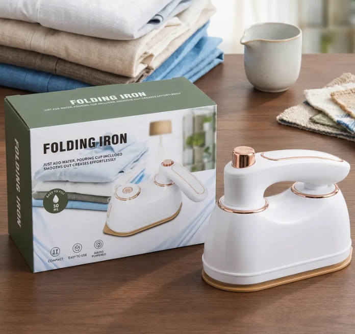 ⚡🧳 Mini Plancha Portátil – Prendas Impecables Donde Vayas 💧👕