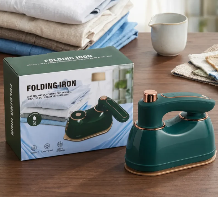 ⚡🧳 Mini Plancha Portátil – Prendas Impecables Donde Vayas 💧👕